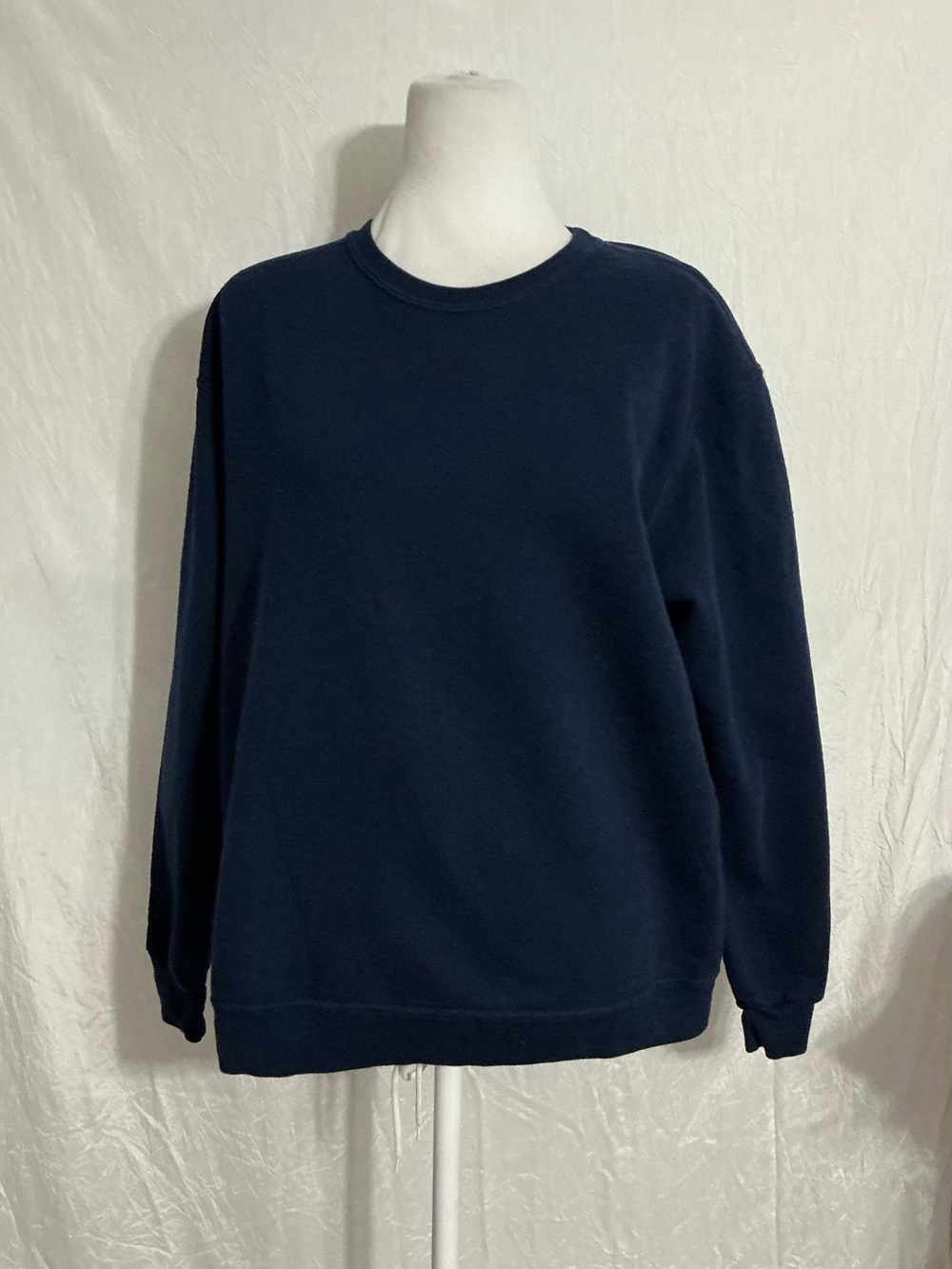 Jerzees Navy Crewneck Sweatshirt